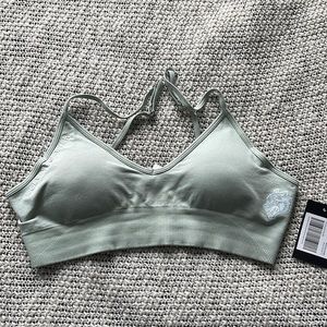 DarcSport Seamless Everson Bra in Green Meadow
